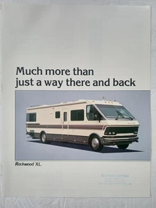 ROCKWOOD XL Motorhome RV Camper 1986 Factory Specifications & Features AD SLICK - Picture 1 of 12