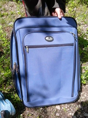 TRAVELPRO Blue Luggage Spinner Expandable Carry On Rolling Suitcase - Image 1 of 2