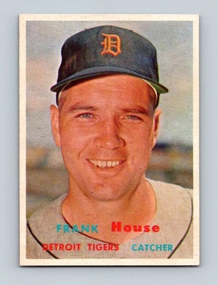 1957 Topps #223 Frank House Detroit Tigers - Image 1 of 2