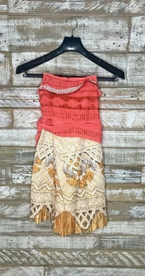 Traje de aventura Disney Moana talla 4-6x - dorado Foto 1 de 4