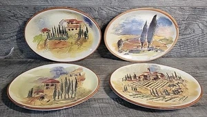 Williams-Sonoma Tuscan 5 1/2" x 5" Oval Appetizer Plates Set Of 4 - Picture 1 of 9