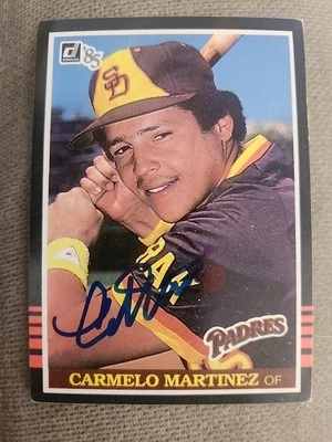 Carmelo Martinez Signed 1985 Donruss -  #478 - Image 1 of 2