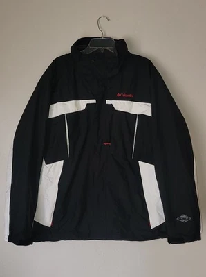 Chaqueta Columbia Interchange Omni-Tech para hombre XL negra/blanca Foto 1 de 4