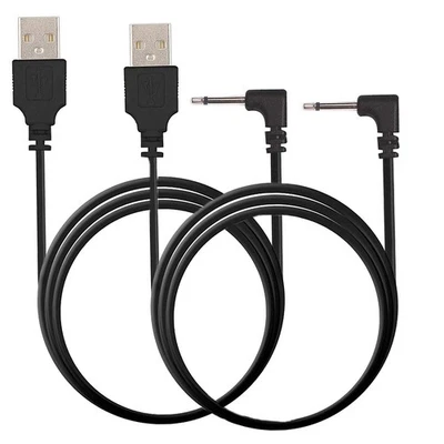 Charger Cable for Lush 2 3 Hush and Edge - USB Charging Cord Black (2-Pack) - Image 1 of 4
