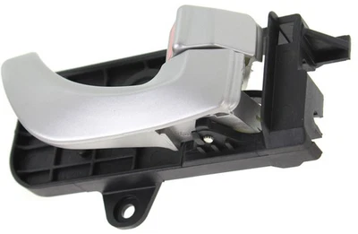 Interior Door Handle For 2006-2007 Hyundai Sonata Front Passenger Silver Plastic - Image 1 of 4