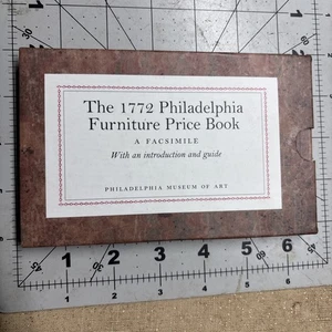1772 Philadelphia Furniture Price Book, The: A Facsimile by Alexandra Alevizatos - Bild 1 von 4