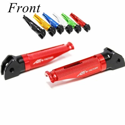 SHINOBI Red Front Foot Pegs For Yamaha XV400 Virago 400 91 92 93 94 - Image 1 of 4