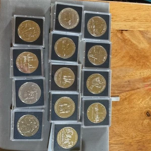 1981-1993 Canada Commemorative Travel Coins 13 Coins Total With Boxes - Picture 1 of 14