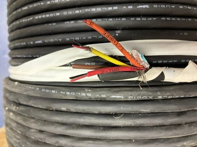 Belden 4 Pair Shielded 24 AWG Multicore Audio Cable 1510C 100m Drum - Image 1 of 4