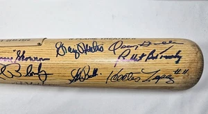 NY Yankees Multi Signed Adirondack Big Stick Bat Skowron Nettles Dent Gooden - Picture 1 of 24