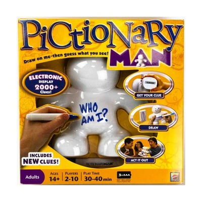 Mattel Boardgame Electronic Pictionary Man (2010 Ed) Box VG+/NM - Image 1 of 2