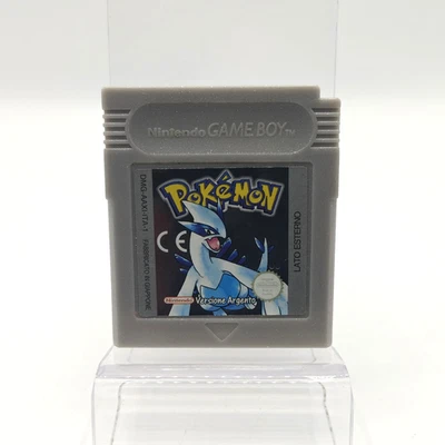 Pokemon Argento Nintendo Game Boy Adesivo Perfetto Batteria Nuova Ita Originale - Immagine 1 di 4