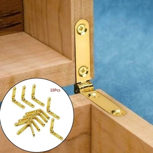 New Hinges Chain Parts Spring Hinge Wine Box Zinc Alloy 1.18x1.18x0.23in - Picture 1 of 6