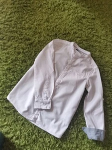 Okaidi weißes Hemd schick Gr. 128 wie neu! langarm - Bild 1 von 7