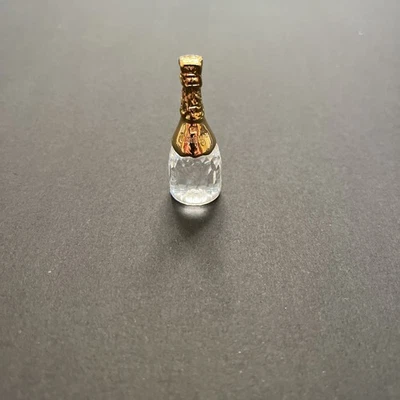 Figura Swarovski Crystal Memories botella de vino espumoso oro 208887 champán Foto 1 de 2