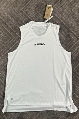 Camiseta sin mangas Adidas para mujer AeroReady Terrex blanca de senderismo talla mediana nueva con etiquetas Foto 1 de 4