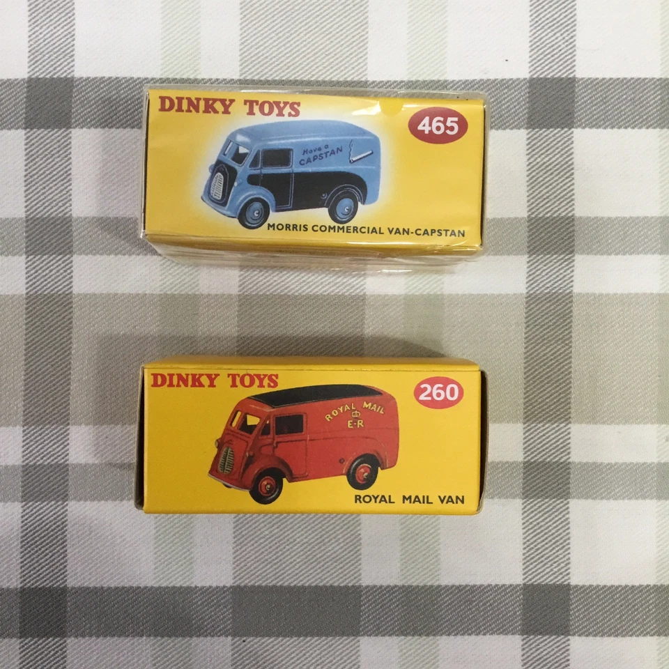 Dinky Atlas Morris Van  Bubble  465 Capstan And 260 Royal Mail  Both Boxed - Image 1 of 2