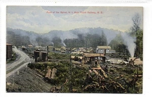 FOOT OF THE SPIRAL, NORTH IS. MAIN TRUNK RAILWAY: New Zealand postcard (C91566) - Picture 1 of 1