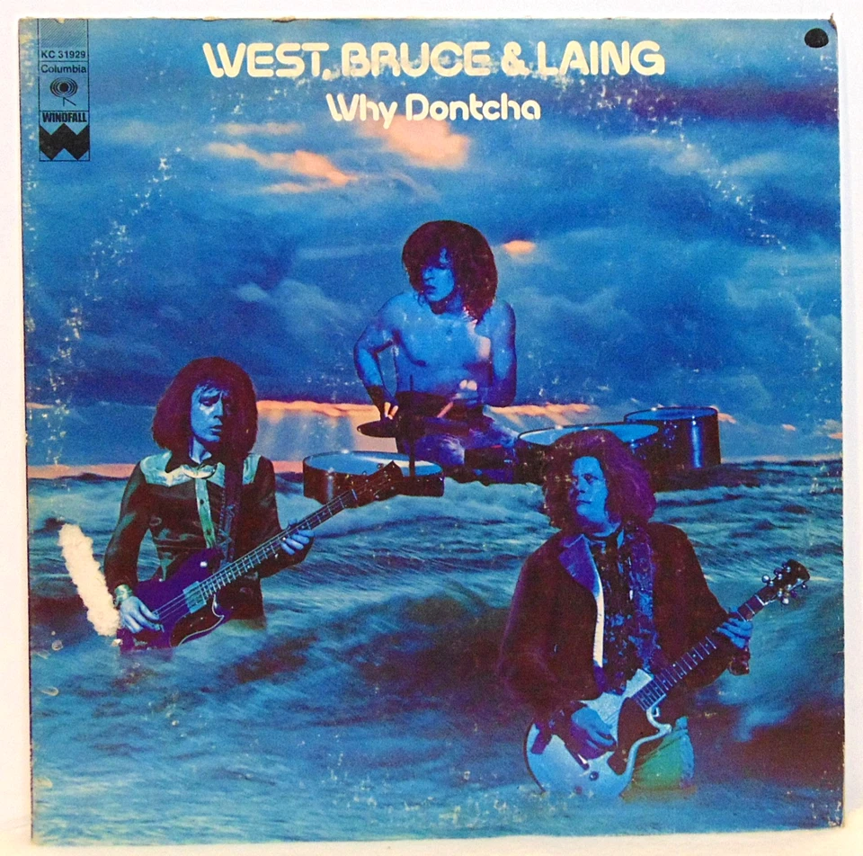 West, Bruce & Laing – Why Dontcha - 1972 Columbia KC 31929 Blues Rock Vinyl LP Foto 1 de 4