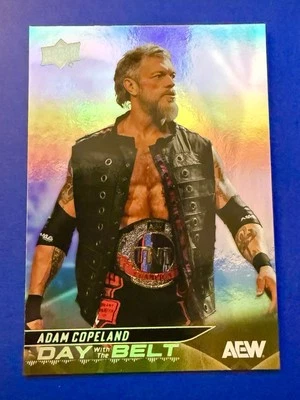 Adam Copeland 2025 Upper Deck AEW Day with the Belt SSP #DB-8 1:720 WWE EDGE - Image 1 of 2