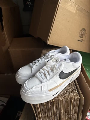 Talla 10 - Nike Court Legacy Lift Low Blanco Cáñamo W Foto 1 de 4