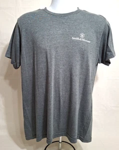 Smith & Wesson Mens Womens Short Sleeve Shirt Size L Large Gray Graphic T-Shirt - Picture 1 of 4