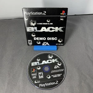 BLACK Demo Disc (Sony PlayStation 2 2006) PS2 Not For Resale - Picture 1 of 2