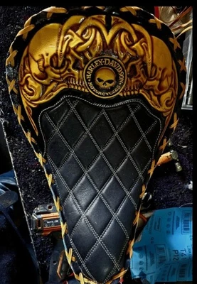 Traje de asiento individual Harley Bobber Chopper Foto 1 de 4