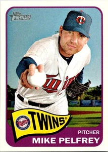 2014 Topps Heritage #315 Mike Pelfrey - Picture 1 of 2