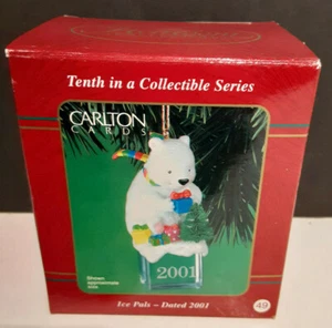 Carlton Heirloom Ornament 2001 ICE PALS Brand New Open Box - Picture 1 of 3