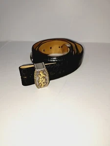 Herren Leder Western Style Medaillon Gürtel ohne Schnalle Größe XL - Bild 1 von 5