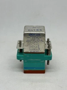 Leach M83726/28-5001P On-Delay Relay with Amphenol M12883/40-11S Connectors - Picture 1 of 9