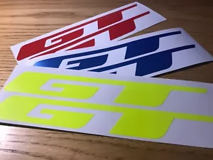 GT Bikes BIKE Sticker Decal Logo cut vinyl MTB DH Car Camper Van MOTO X UK - Picture 1 of 23