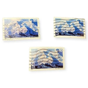 Scott# C137 80c Mt. McKinley USA - x3 - Picture 1 of 2