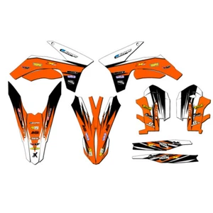 Kit de gráficos XCF VELOCITY Orange Senge 2011-2012 compatible con KTM - Imagen 1 de 10