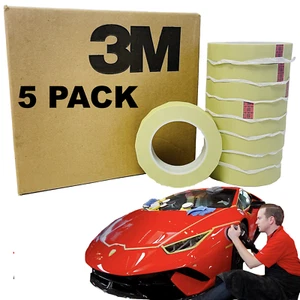 5 Pack 3M Car Trim Fine Line Tape Automotive Detailing Body Work Tapes 25mm - Picture 1 of 6