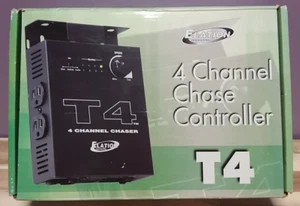 Elation Professional 4 Channel Chase Controller ~ T4 ~DJ Lighting ~ New In Box - Picture 1 of 10