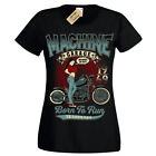 Women's Pinup Rockabilly T-Shirt | S to Plus Size | Machine Garage