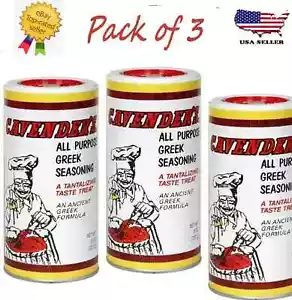 Nuevo condimento griego multiusos Cavender's, 8 oz (paquete de 3) envío gratuito - Imagen 1 de 5