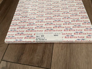 Red River Paper #1872 13x19 60# Polar Matte C1S 50 pcs. Unopened - Afbeelding 1 van 9