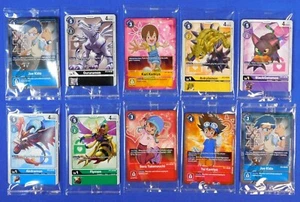DIGIMON CARD GAME CCG TCG 10 SEALED PROMO BOX TOPPERS - Picture 1 of 2
