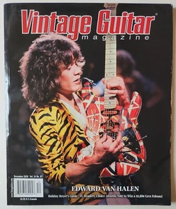 Vintage Guitar December 2020 Back Issue Eddie Van Halen Cover - Picture 1 of 2