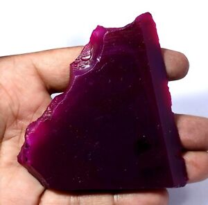403.60 CT Natural Brazilian Pink Chalcedony Superb Untreated Slab 