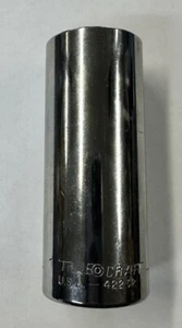 NEW 1/2"-dr, 12-pt 1" DEEP SOCKET, Japan, POLISHED CHROME, TRUECRAFT # 42232 - Picture 1 of 2