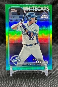 2024 Topps Pro Debut HAO-YU LEE Green Foil #d /99 Whitecaps / Tigers - Picture 1 of 2