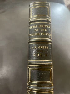 Short History of the English People JR Green Vol I 1899, Beautiful Book - Bild 1 von 24