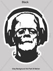 Frankenstein With Headphones Spooky Cool Hot Monster Art Decor Printed Sticker
