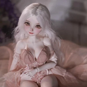 Full Set 1/6 Resin BJD Puppe SD Kugelgelenk Puppe Mädchen Laufsteg Kleid Gesicht Make-up - Bild 1 von 7