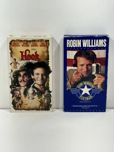 Robin Williams Hook & Good Morning Vietnam VHS - Picture 1 of 1
