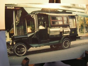 Albert "Popcorn Man" Rich 1925 modello T creatori Popcorn Wagon Cambridge, foto NY - Foto 1 di 3
